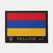 アルメニア&アルメニアフラグマット/スポーツウェルカム ドアマット (正面)