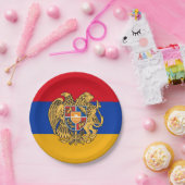 アルメニア、アルメニア国旗 – パーティー、誕生日/スポーツ ペーパープレート (パーティー)