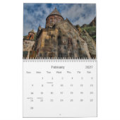 アルメニア カレンダー (2月 2027)