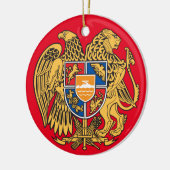 アルメニア*クレストクリスマスオーナメント セラミックオーナメント (左)