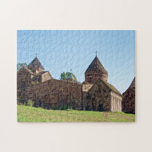 アルメニア,ゴシャバンクの印象的な修道院 ジグソーパズル (横)