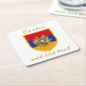 アルメニア スクエアペーパーコースター (アングル)