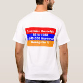 アルメニア: 1001年の土地… Tシャツ (裏面)