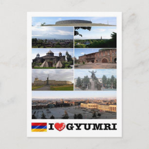 アルメニア – Gyumri - I Love - ポストカード