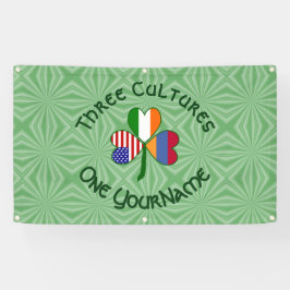 アルメニアUSAシャムロック国旗のパーソナライズ 横断幕