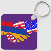 アルメニアUSAフラグキーチェーン キーホルダー (裏面)