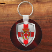 アルメリアメタリックエンブレム キーホルダー (正面)