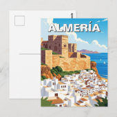アルメリア スペイン アルカサバ 旅行 ポストカード (正面/裏面)
