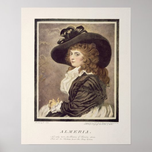 アルメリア、彫刻とパブ。by John Raphael ポスター (正面)