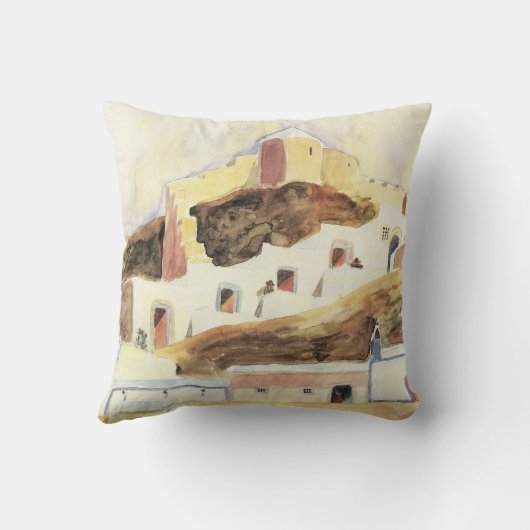 アルメリアbyウォルター・グラマット，ヴィンテージ表現主義 クッション (裏面)