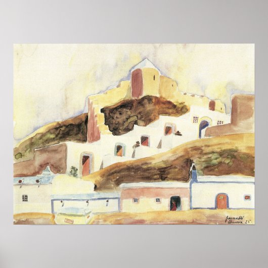 アルメリアbyウォルター・グラマット，ヴィンテージ表現主義 ポスター (正面)