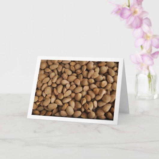 アルモンドの実のクローズアップ カード (蘭)