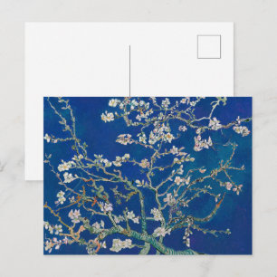 アルモンドの枝の花 (インディゴ)   ゴッホ   ポストカード