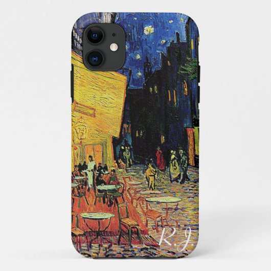アルルのフォルム広場のカフェテラス Case-Mate iPhoneケース (裏面)