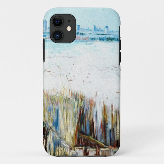 アルルの背景の雪景色 Case-Mate iPhoneケース (裏面)
