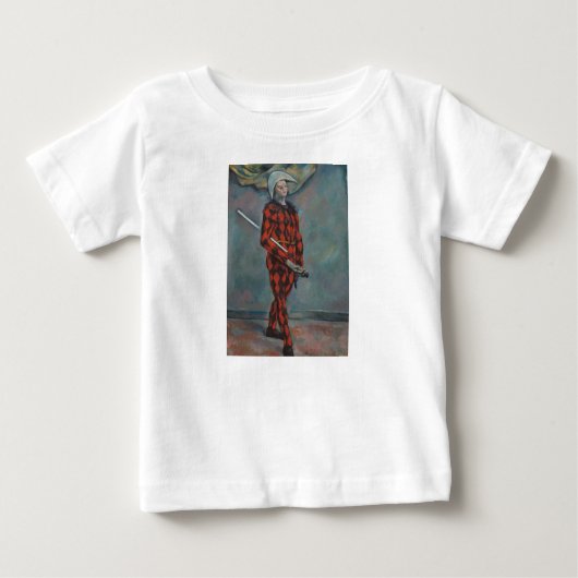 アルルカン (ジョーカー) (ポール・セザンヌ作) ベビーTシャツ (正面)