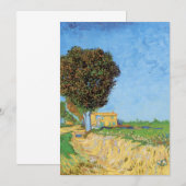 アルル近郊の道 ヴィンセント・ヴァン・ゴッホ (正面/裏面)