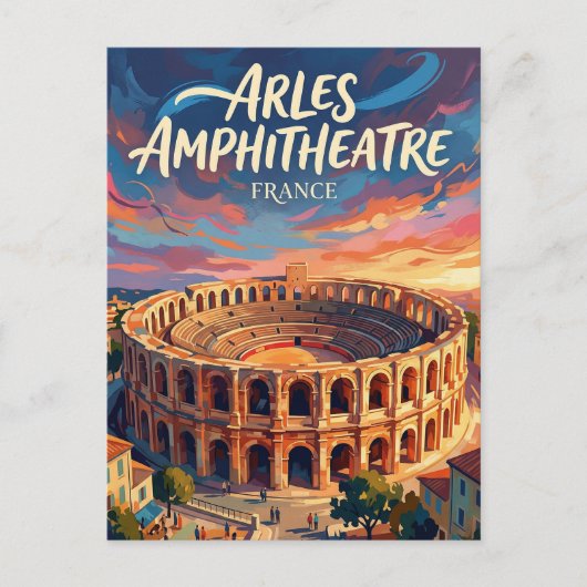 アルル・アンフィテアトル フランス ポストカード (正面)