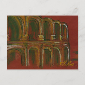 アルレのローマのアンピシアター ポストカード