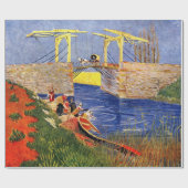 アルレスのラングルワ橋(ゴッホ) ラッピングペーパー (フラット)