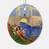 アルレスのランゴワ橋（ゴッホ） セラミックオーナメント (左)