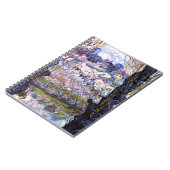 アルレスの眺め、オーチャードの開花（1889年）ヴァン・ゴッホ ノートブック (左側)