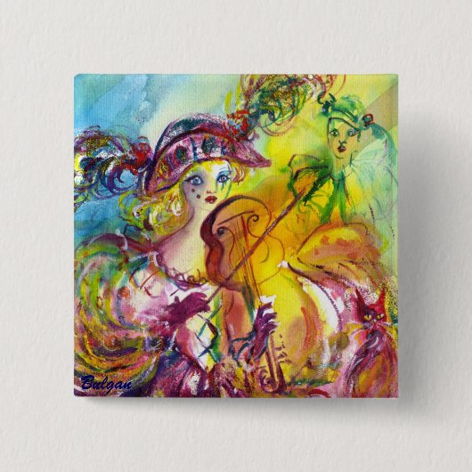 アルレチナバイオリニスト/ヴェネツィアカーニバルナイト 缶バッジ (正面)