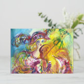 アルレッキーナのバイオリン奏者　マルディ・グラ・マスカレード・パーティー 招待状 (スタンド正面)