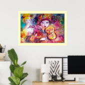 アルレッチノとコロンビナ，巨大なサイズ ポスター (ホームオフィス)