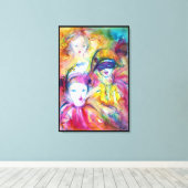 アルレッチノピエロとコロンビナ キャンバスプリント (インサイチュ (ウッドフロア))