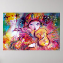 アルレッチーノとコロンビナ/ヴェネチアンマスカレード ポスター