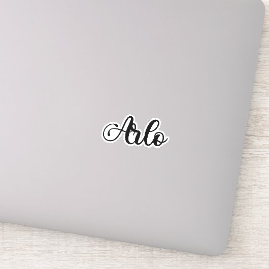 アルロ名 – 手書き書 シール (詳細)