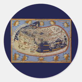 アルンスハイムのヨハネスの古代プトレマイオス世界地図 ラウンドシール