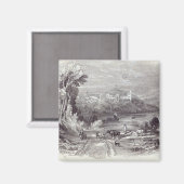 アルンデル城と町 マグネット (正面/裏面)