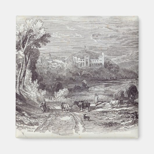 アルンデル城と町 マグネット (正面)