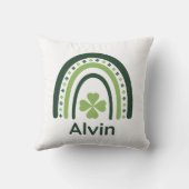 アルヴィンクローバーボホーレインボー クッション (裏面)