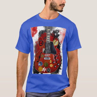 アルヴィン・リーズ電気ギター Tシャツ