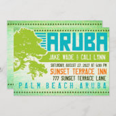 アルーバの目的地への招待 招待状 (正面/裏面)