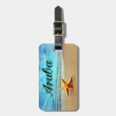 アルーバヒトデ ラゲッジタグ (正面縦)