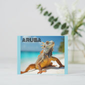 アルーバ素晴らしトカゲ シーズンポストカード (スタンド正面)