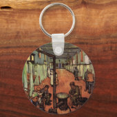 アルーレの病院の病棟 ヴィンセント・ヴァン・ゴッホ キーホルダー (正面)