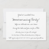 アルーレスのゴッホの家, 入新居パーティー 招待状 (裏面)