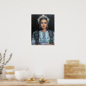 アル伝統的バニア女子 ポスター (キッチン)