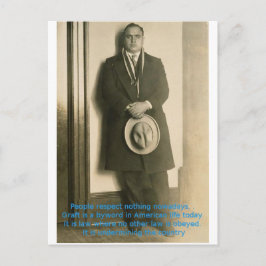 アル・カポネの知恵の言葉？ ポストカード