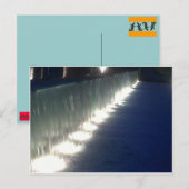 アル・コウトの噴水と滝 ポストカード (正面/裏面)