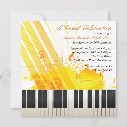 アル·ザ·ジャズ·招待状 招待状 (正面)