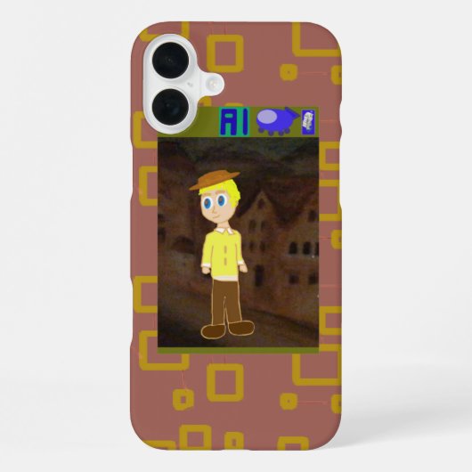 アル iPhoneケース (裏面)
