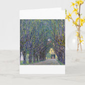 アレアットシュロスカーマー，グスタフクリムト カード (黄色い花)