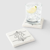 アレアヤクタエスト ストーンコースター (横)