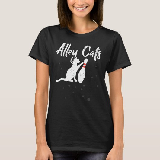 アレイネコボウラーボウイングチーム Tシャツ (正面)